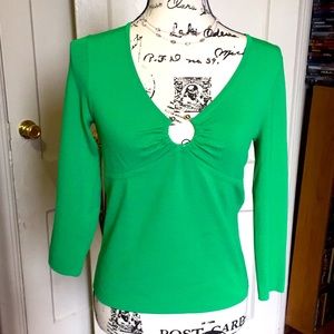 EUC Cable & Gauge Green top